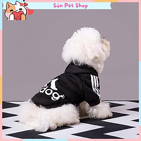 Áo nỉ Hoodie Adidog cho thú cưng, áo mùa đông cho chó mèo