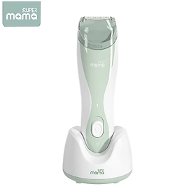 Tông đơ cắt tóc cho bé nhãn hiệu Super Mama SM3689 lưỡi ceraramic cao cấp - Hàng Nhập Khẩu