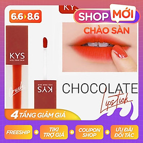 Son kem KYS Chocolate Crush đỏ cam – Allure