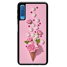 Ốp lưng cho Samsung Galaxy A7 2018 hoa 23 - Hàng chính hãng