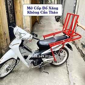 Mua Gía Chở Hàng Xe Máy. Gác Baga Chở Hàng Loại Mở Cốp Đổ Xăng Không Cần Tháo