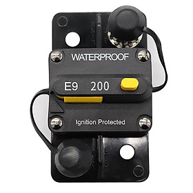 Circuit Breaker Ship Yacht Battery Manual Reset 200A Large Current Overcurrent Protector