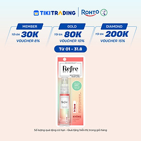 Xịt khử mùi dưỡng trắng hương nước hoa Refre Whitening Perfume In Love - Hương Tình Yêu 30ml