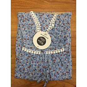 Đồ bộ nữ,đồ ngủ mặc nhà lửng vải lụa mango BL 109 họa tiết hoa nhí dễ thương size 45-57kg