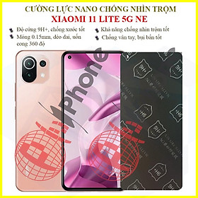 Mua Dán chống nhìn trộm  dành cho Xiaomi 11 Lite 5G NE - Dán cường lực dẻo nano 9H+