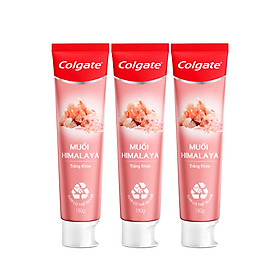 Hình ảnh Bộ 3 Kem đánh răng Colgate thiên nhiên muối hồng Hymalaya 180g