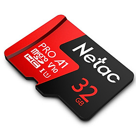 Thẻ nhớ microSDXC Netac Pro 32GB U3 4K V30 98MB/s - chuyên camera, máy quay và điện thoại (Hàng chính hãng)