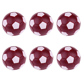6 Pieces Foosball Table Football Ball