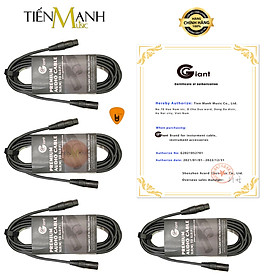 Mua Dây Cáp Giant Kết Nối Micro 2 Đầu Canon XLR GC22 Cable Tín Hiệu Đực sang Cái Ggiant XLR3F to XLR3M Giắc Rắc Hàng Chính Hãng - Kèm Móng Gẩy DreamMaker