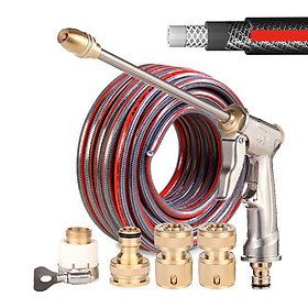 Mua Combo vòi rửa xe tăng áp  vòi tưới cây LionKing 20 mét CU-RF20. Ống nước dài 20 mét kết cấu 5 lớp  chống gập  chống xoắn  vòi phun và các khớp nối bằng kim loại. Bộ sản phẩm phù hợp cho việc tưới cây  rửa xe và vệ sinh nhà cửa.