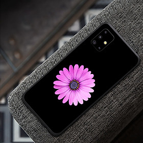 Ốp điện thoại dành cho máy Samsung Galaxy A51 - Hoa cúc tím MS ADGDA002