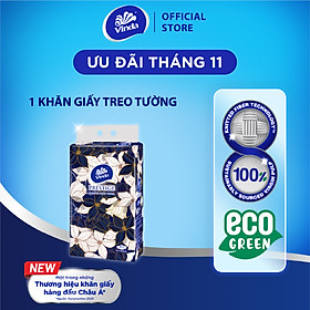 Khăn giấy treo tường cao cấp Vinda Prestige 4D 3 lớp 212 tờ