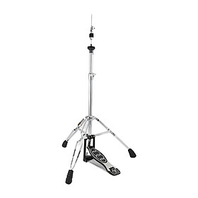 Drum Cymbal Pedal, High Hat Stand, 3 Legs Drum Pad Stand Mount, Double Braced Adjustable Cymbal Stand for Drummer
