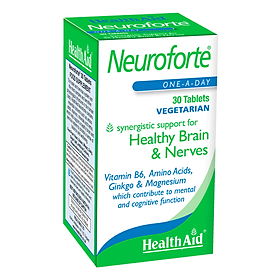 Thực phẩm bảo vệ sức khoẻ đến từ Anh Quốc - Viên bổ não Health Aid Neuroforte Tablets (Hộp 1 chai 30 viên)