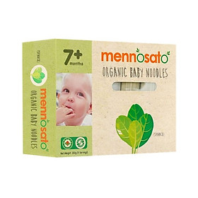 Mì ăn dặm hữu cơ cho bé vị cải bó xôi Men No Sato 200g
