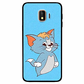 Ốp lưng dành cho Samsung J4 2018 mẫu Thần Mèo Nền Xanh