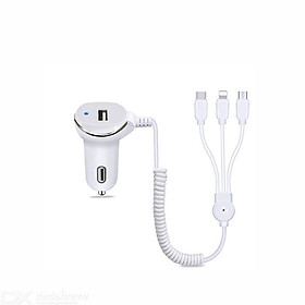 WK Tẩu sạc Ô Tô - 3 in 1 - WP - C24