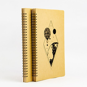 Bộ 2 cuốn sổ Kraft B5 - KRN-B5