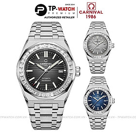 Đồng Hồ Nam Dây Thép Carnival 8107G-VT-KL Automatic - Kính Sapphire - Size 42mm - 3 Màu