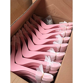 Mua MÓC TREO ÁO BẰNG GỖ TRẺ EM MÀU HỒNG-MẮC ÁO QUẦN BẰNG GỖ CHO SHOP TRẺ EM-MÓC TREO QUẦN ÁO