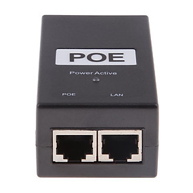 24V/1A Desktop POE Power Supply  Switch for Ethernet Camera Phone