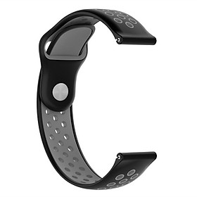 Dây Đeo Đồng Hồ Silicone Hai Màu Thay Thế Cho Ticwatch 2/E
