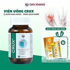 Viên Uống Giảm Đau Khớp, Chống Thoái Hóa Khớp, Tăng Cường Vận Động CRUX (Hộp 20 Viên)