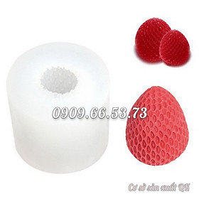 Khuôn rau câu silicon trái dâu tây – Mã số 1533