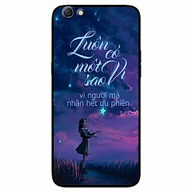 Ốp lưng in cho Oppo A71 Mẫu Luôn Có Một Vì Sao