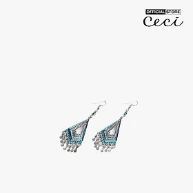 CECI - Khuyên tai nữ dáng thả tua rua cá tính CC1-02000141