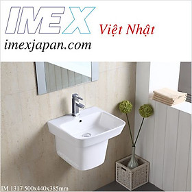 Mua Chậu lavabo treo tường liền khối IMEX IM 1317