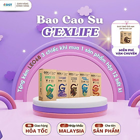 Bộ 2 Hộp Bao Cao Su ThintoLast G'EXlife Hộp 3 Bao Siêu Mỏng Kéo Dài Thời Gian Quan Hệ
