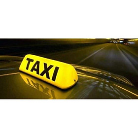 Mào taxi vàng - có đèn - đế nam châm cỡ 35cm Bảo Hành Uy Tín Lỗi 1 Đổi 1