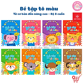 Sách bé tập tô màu - từ cơ bản đến nâng cao - đinh tị books