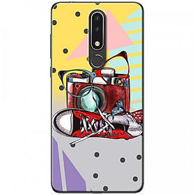 Ốp lưng dành cho Nokia 3.1 Plus mẫu Máy ảnh giày mắt kính