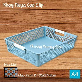 RỔ CHỮ NHẬT ĐỰNG GIẤY A4 / ĐỰNG TÀI LIỆU / ĐA NĂNG KT ( 35 X 27 X 8 ) CM