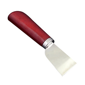 Dao Cắt Da Bằng Thép Không Gỉ Cán Gỗ Làm