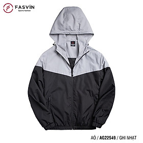 Áo gió thể thao nam Fasvin 2 lớp có mũ chất liệu cao cấp mềm mại co giãn AG22549.HN