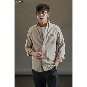 Áo Sơ Mi Nam Trơn Có Túi GOAT MENSWEAR