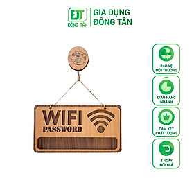 Mua Bảng Treo Ghi Password Wifi Bằng Gỗ Cao Cấp Tặng Kèm Móc Dán Tường Bằng Gỗ