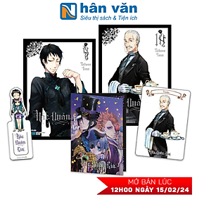 Bộ Manga Hắc Quản Gia - Tập 9 + Tập 10 (Bộ 2 Cuốn) - Tặng Kèm Bookmark “Côn Lôn” + Black Card + Kẹp File “The Circus”