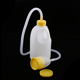 1700ml Reusable Male Bed Pee Urinal Bottle Night Drainage Container Set