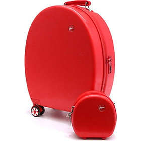 Combo Vali quả trứng + túi đeo chéo - size 22 - (nhiều màu) - tặng bao bọc vali