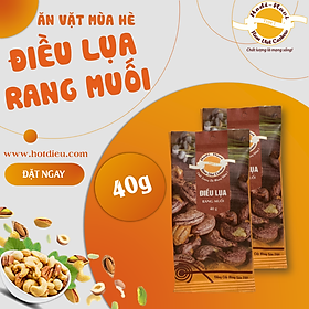 COMBO 2 TÚI HẠT ĐIỀU VỎ LỤA RANG MUỐI LOẠI 1 - HẠT NGUYÊN, KHÔNG TẤM