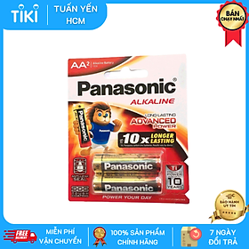 Mua Vỉ Pin kiềm Panasonic Alkaline AA LR6T/2B-V (2 viên) – Hàng Chính Hãng
