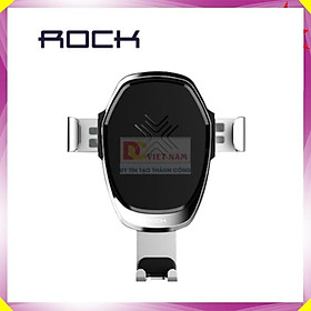Mua Giá đỡ điện thoại/ kiêm sạc không dây trên ô tô  xe hơi cao cấp Rock RWC0246