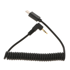 Coiled 2.5mm to S2 Camera Remote Shutter Cable for  A6000 HX300 A7R A9