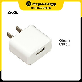 Mua Adapter sạc USB 5W AVA JC62 - Hàng Chính Hãng