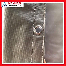 Mua Bạt Che Mưa  Bạt Che Nắng Xám Trắng Hàn Quốc 5Met (May Viền  Đóng Khoen Sẵn)