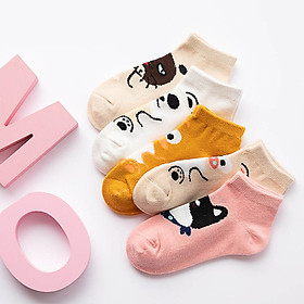 Antarctic new children's socks for boys and girls in the tube cotton socks baby baby socks children spring and autumn seasons socks cute cartoon XXL (9-12 years old socks bottom 18cm)
